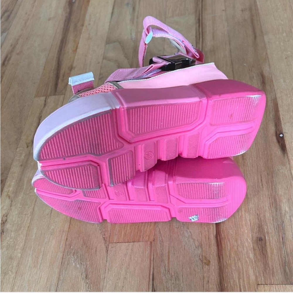 Anthony Wang pink chunky platform sandals size 37 - Picture 5 of 5